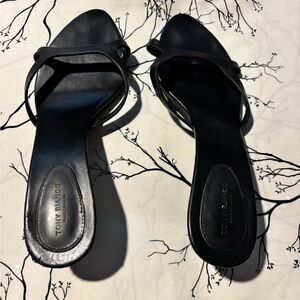 Tony Bianco Sleek Black Sandals